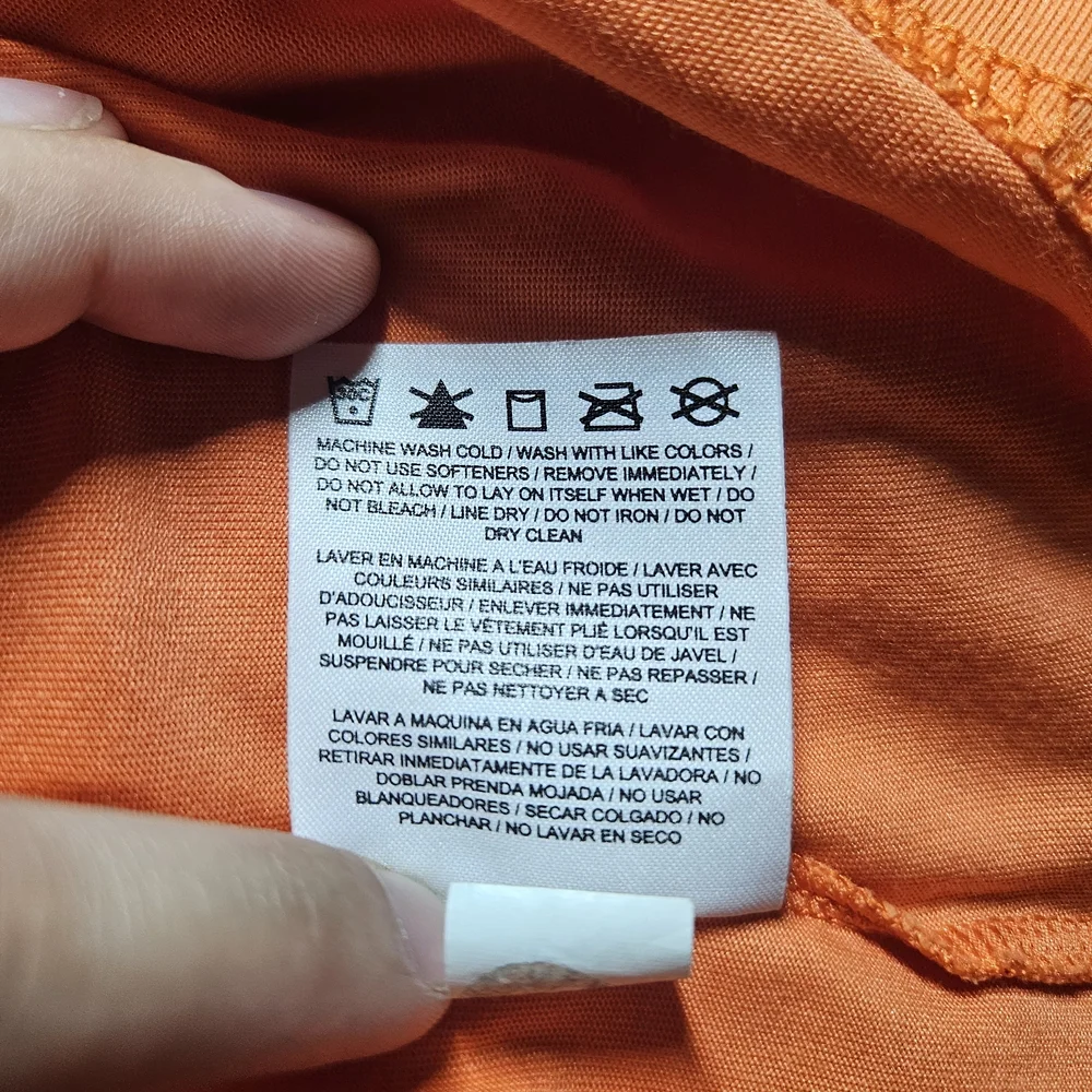 Nike Women's Bright Orange V-Neck Tee